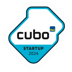 Logo de certificação cubo-startup